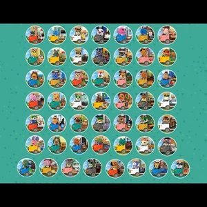 ▫️Mini Animal Crossing Cars Amiibo Cards